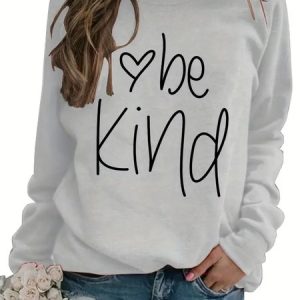 Text Letters Loose Casual Sweatshirt, Sweatshirts & Hoodies, color:White|size:3XL, JustFashionNow