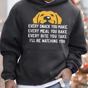 Men's You Do Everythings I Will Be Watching You Funny Dog Graphic Printing Loose Hoodie Casual Text Letters Sweatshirt, color:Deep Gray|size:3XL, Lilicloth.com
