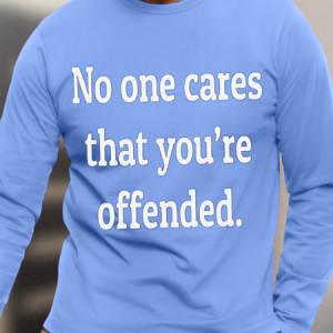 Mens Casual Crew Neck Long Sleeve T-Shirt, color:Light Blue|size:3XL, Lilicloth.com