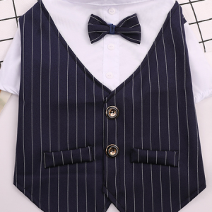 Lilicloth X Funnpaw Dog Wedding Suit, color:Deep Blue|size:XXL, Lilicloth.com