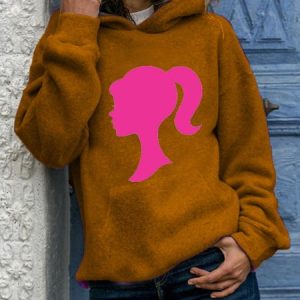 Loose Casual Hoodie, Sweatshirts & Hoodies, color:Brown|size:3XL, JustFashionNow