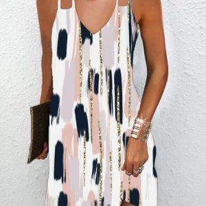 Loose Ombre Elegant Dress, Dresses, color:Pink|size:XXL, JustFashionNow