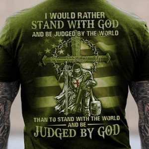 Casual Independence Day Letter Knight Pattern Short Sleeve T-Shirt Daily Men's Clothing, T-Shirts, color:Green|size:3XL, JustFashionNow