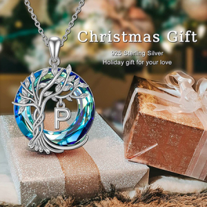 Life Tree Letters Necklace, Necklaces, color:Color16, JustFashionNow