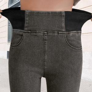 Loose Plain Denim Jeans, Denim&Jeans, color:Brown|size:L, Noracora