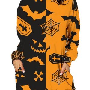 Hooded Halloween Sweatshirt, Sweatshirts & Hoodies, color:Color8|size:5XL, JustFashionNow