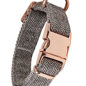 Lilicloth X Funnpaw Pet Floral Print Collar, color:Brown|size:L, Lilicloth.com