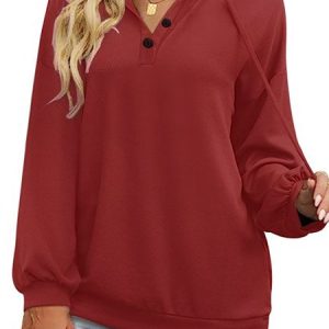Casual Plain Hoodie Hoodie, Sweatshirts & Hoodies, color:Red|size:XXL, JustFashionNow