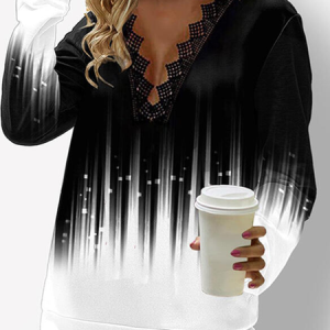 Abstract Casual Sweatshirt, Sweatshirts & Hoodies, color:As Picture|size:3XL, JustFashionNow
