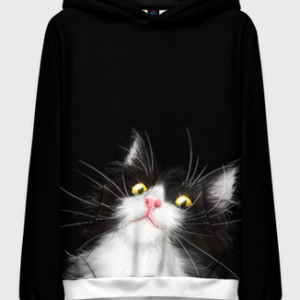 Hoodie Loose Casual Sweatshirt, Sweatshirts & Hoodies, color:Black|size:XXL, JustFashionNow