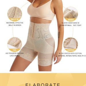 Breathable Waist And Tummy Control Plastic Women Shapewear, Shapewear, color:Nude|size:3XL, JustFashionNow