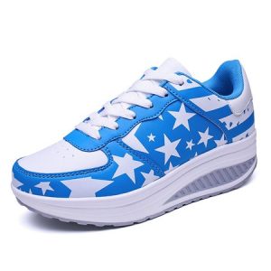 Independence Day America Flag Breathable Walking Sneakers, Sneakers, color:Blue|size:43, JustFashionNow