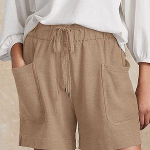 women's knitted casual Knitted Loose Casual Shorts, Shorts, color:Khaki|size:XXL, JustFashionNow