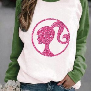 Casual Loose Figure Sweatshirt, Sweatshirts & Hoodies, color:Green|size:3XL, JustFashionNow