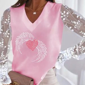Casual Animal V Neck T-Shirt, T-Shirts, color:Color4|size:3XL, JustFashionNow
