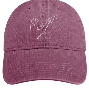 Men’s Dog Fist Bump Casual Regular Fit Adjustable Denim Hat, Men's Hats, Lilicloth.com