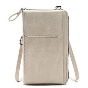 Wallets Shoulder Crossbody Bags Multifunctional Phone Bags, Women's Bags, color:Beige|size:One-size, JustFashionNow