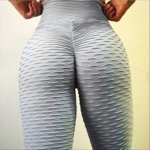 Casual Plain High Waist Long Legging, Leggings, color:Gray|size:3XL, Noracora