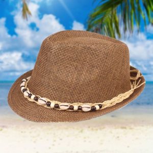 Men's Hawaiian Shade Breathable Net Bucket Hat, Men's Accessories, color:Coffee|size:One-size, JustFashionNow