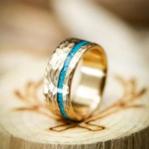 Vintage Cloisonne Gold Ring, color:Golden|size:11, Lilicloth.com