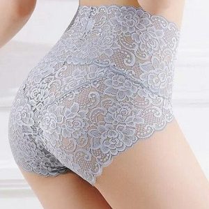 Lace Plain Sexy Panty, Briefs, color:Gray|size:3XL, JustFashionNow