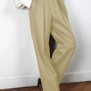 JFN Cotton Vintage Pants, Pants, color:Khaki|size:5XL, JustFashionNow