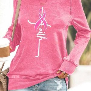 Halloween Jersey Casual Crew Neck Cat Sweatshirt, Hoodies & Sweatshirts, color:Light Pink|size:5XL, Noracora
