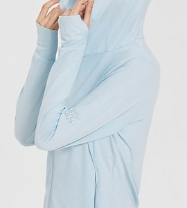 UPF Jacket Casual Zipper Plain Trench Coat, Jackets, color:Blue|size:4XL, Noracora