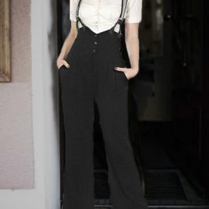 Casual Color-Block Plain Jumpsuit & Romper, Jumpsuits&Rompers, color:As Picture|size:3XL, Noracora