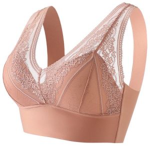 Plain Lace Sexy Casual Bra & Bralette, Lingeries, color:Caramel|size:3XL, Noracora