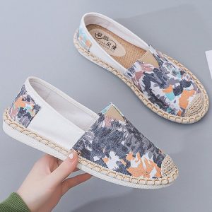 Casual All Season Shallow Shoes, Flats/Loafers, color:Blue|size:40, Noracora