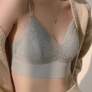 Plain Sexy Bra & Bralette, Lingeries, color:Blue|size:XL, Noracora