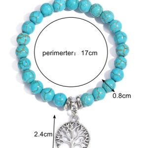 Bohemian Ethnic Turquoise Devil Eye Bracelet, Bracelet, color:Color5|size:One-size, Noracora