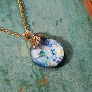 Creative Crystal Flower Bird Necklace, Necklace, color:Color5|size:One-size, Noracora
