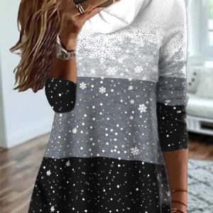 Casual Loose T-Shirt, Blouses, color:Black|size:XXL, Noracora
