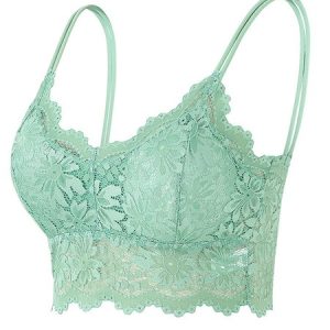 Sexy Lace Plain Bra & Bralette, Lingeries, color:mint|size:XL, Noracora