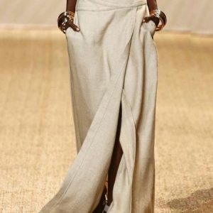 Casual Pants, Pants, color:Khaki|size:3XL, Noracora