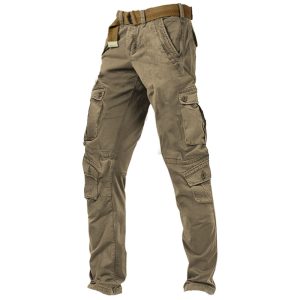 Men's Cotton Cargo Pants, Tactical Pants,  COTOSEN