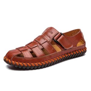 Men's Toe Cutout Soft Sandals, Sandals&Slippers, WAYRATES