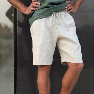 Men's Linen Casual Shorts, BOTTOMS, WAYRATES