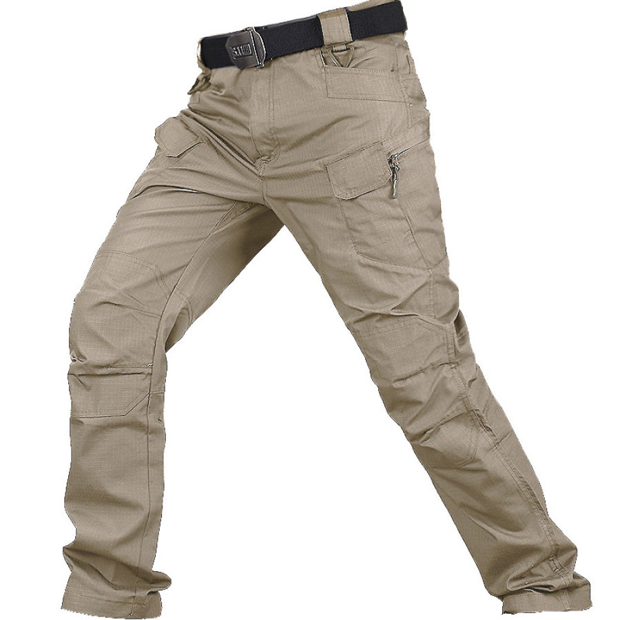 Men's Training Tactical Multi-Pocket Cargo Pants, Tactical Pants, COTOSEN