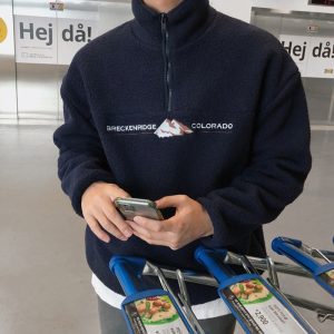 Mens Fleece Printed Casual Sweatshirt, Hoodies&Sweatshirts, WAYRATES