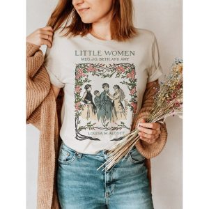 Little Women Shirt - English Literature Gift, women tops,  COTOSEN