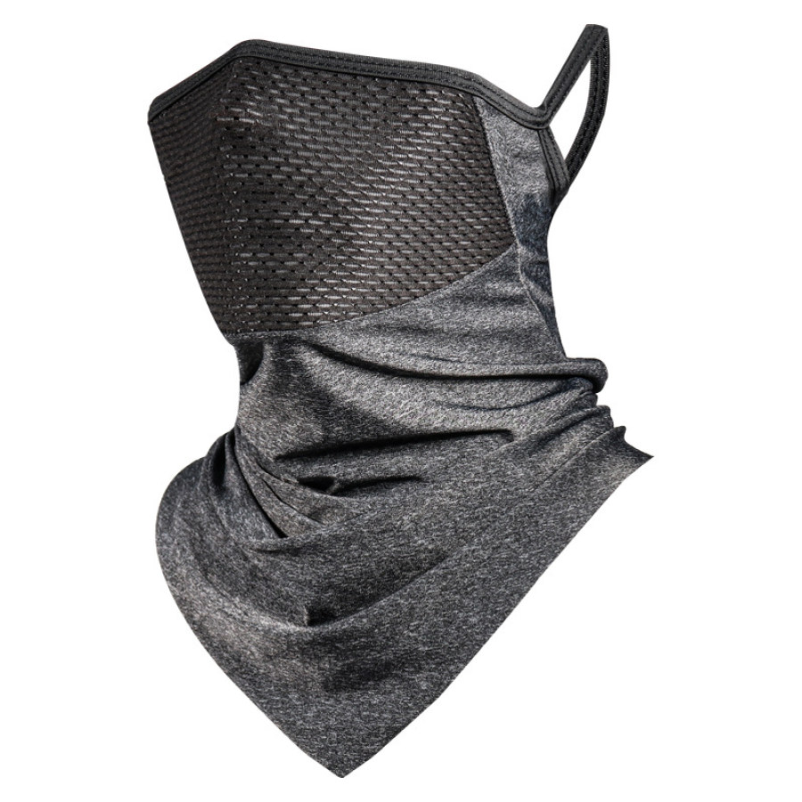 Ice Silk Sunscreen Cycling Breathable Mesh Sports Dust-proof Ear Mask, Face Masks, WAYRATES