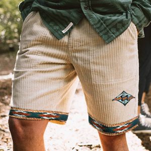 Men's Autumn Vintage Shorts, BOTTOMS, WAYRATES