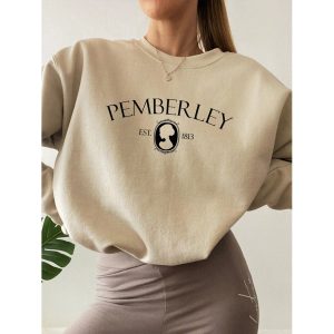 Vintage Print Crewneck Sweatshirt, women tops, COTOSEN
