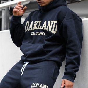 Retro Men'sOAKLAND Hoodie, Hoodies&Sweatshirts, WAYRATES
