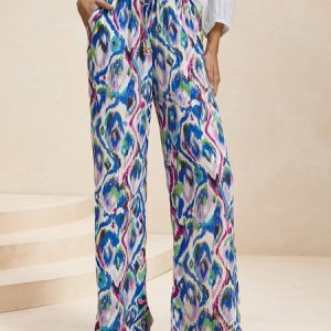 Casual Camo Long Pant, Pants, color:Deep Blue|size:XXL, Noracora