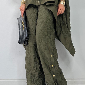 Urban Loose Pants Straight pants, Pants, color:Army Green|size:XXL, Stylewe