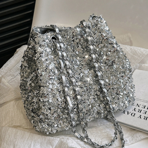 Party Shoulder Bag, Bags, color:Silver|size:One-size, Stylewe